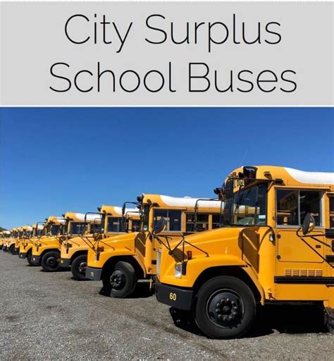 public surplus school buses.